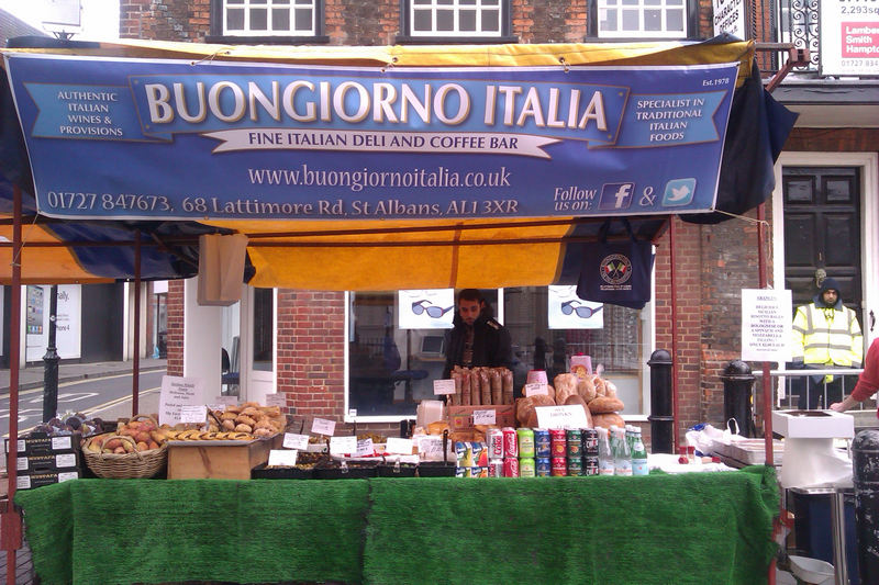 Stall at the food festival